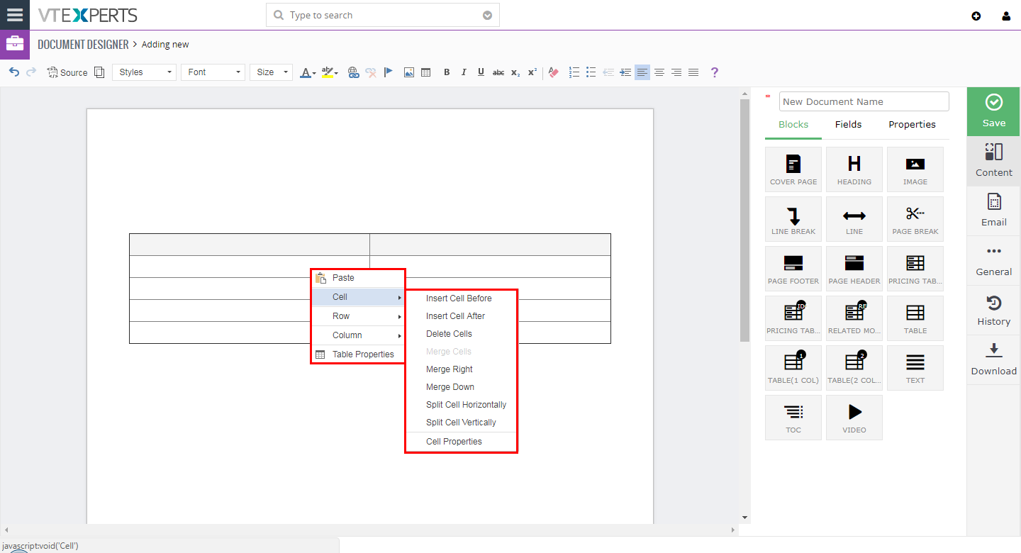 VTiger Document Designer & PDF Maker - Guide10