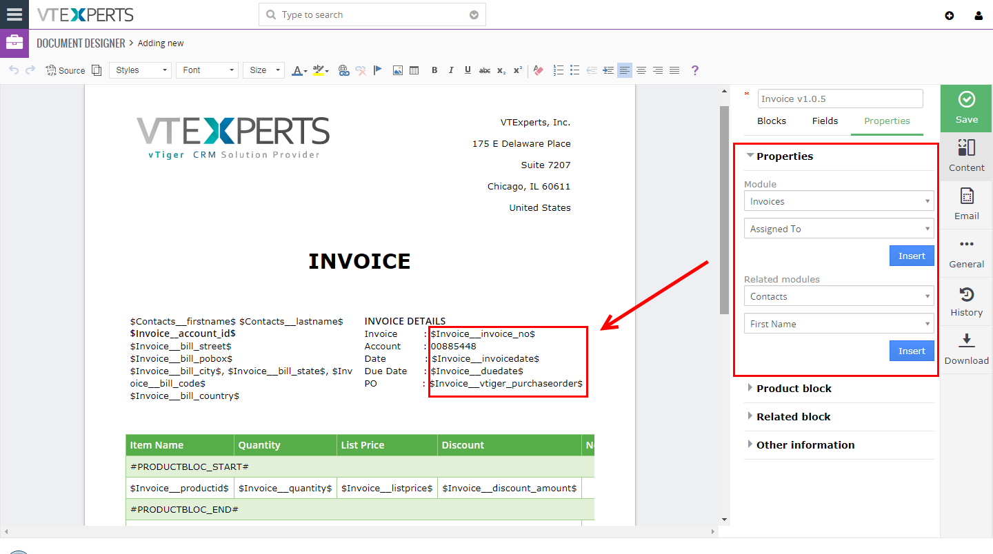 VTiger Document Designer & PDF Maker - Guide24