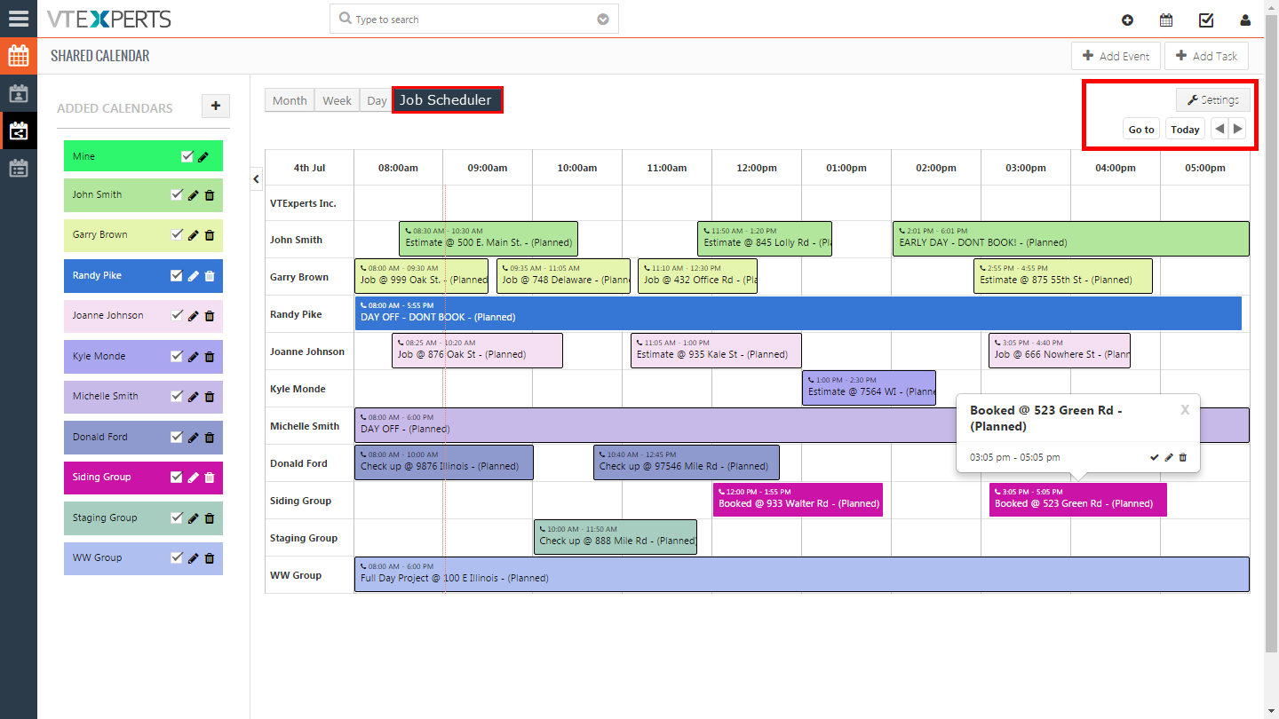 VTiger-7-Job-Work-Scheduler-Calendar -settings