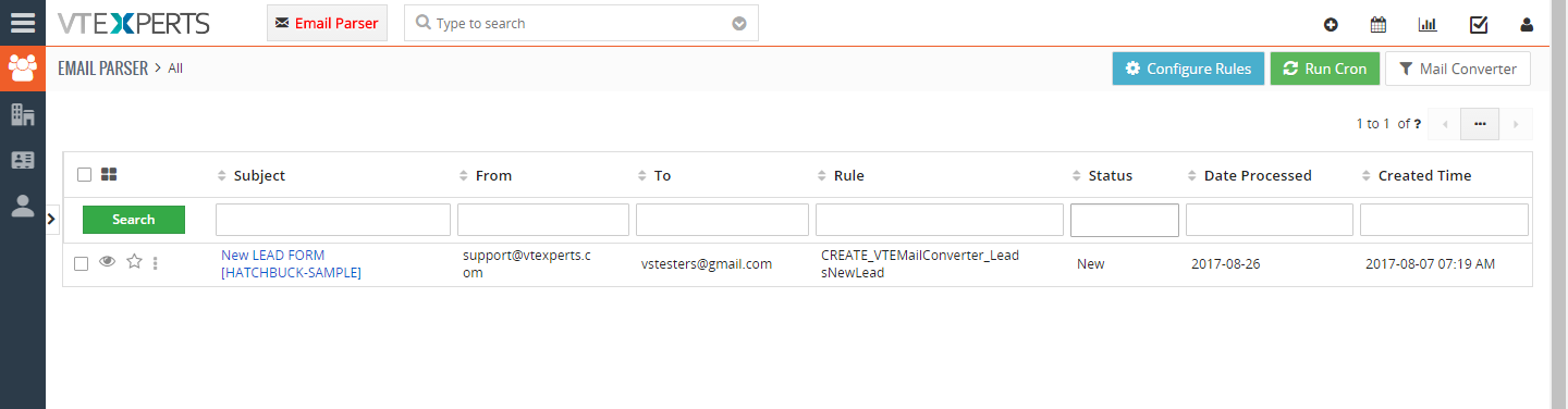 VTiger Email Parser Guide10png