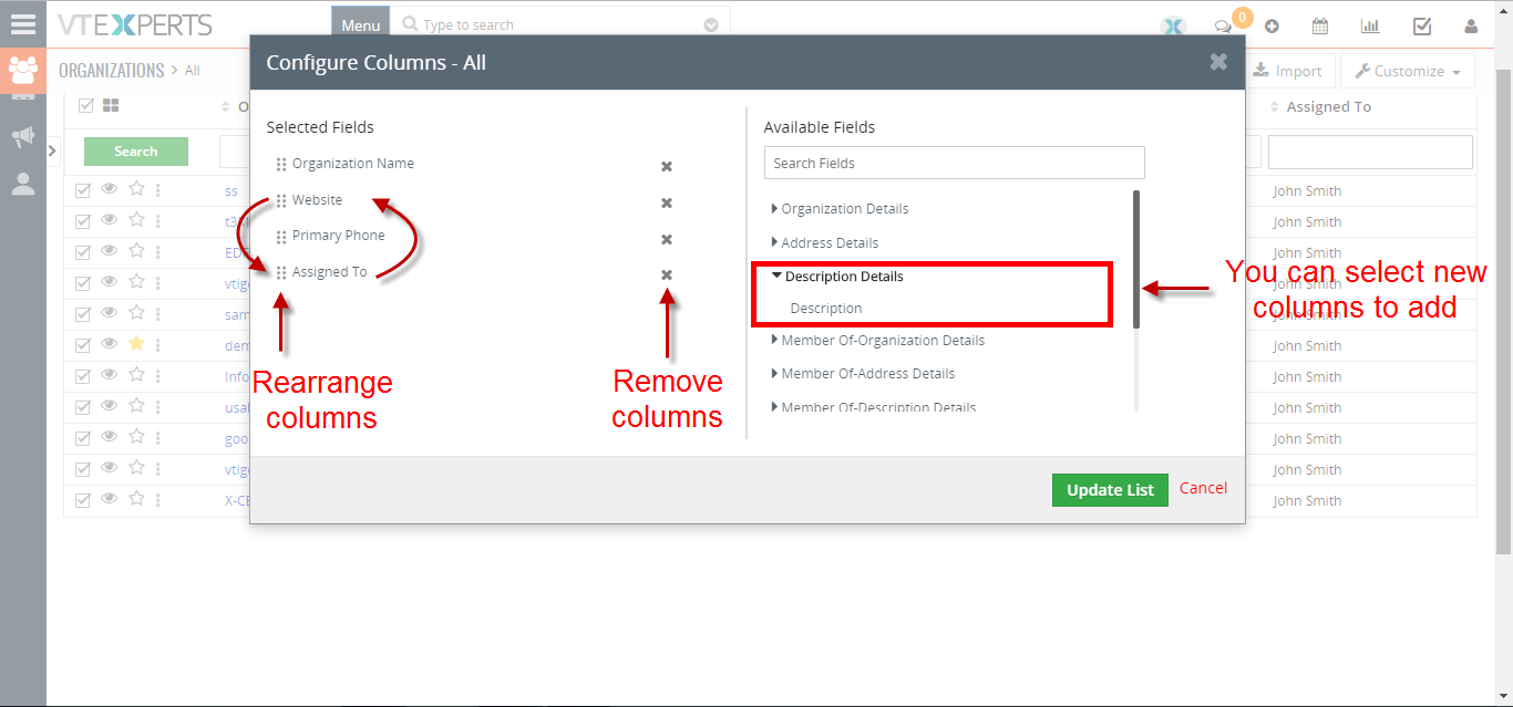 how to quickly update list columns 2