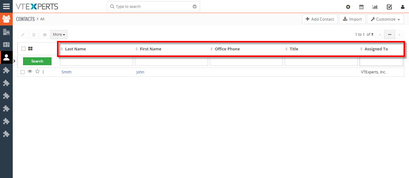 how to change column order on related modules 1