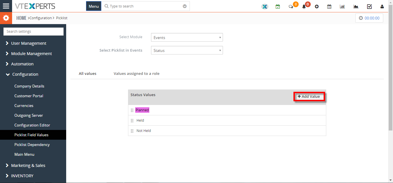 change calendar colors based on Activity Status Type in VTiger 6