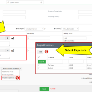 custom expenses for vtiger