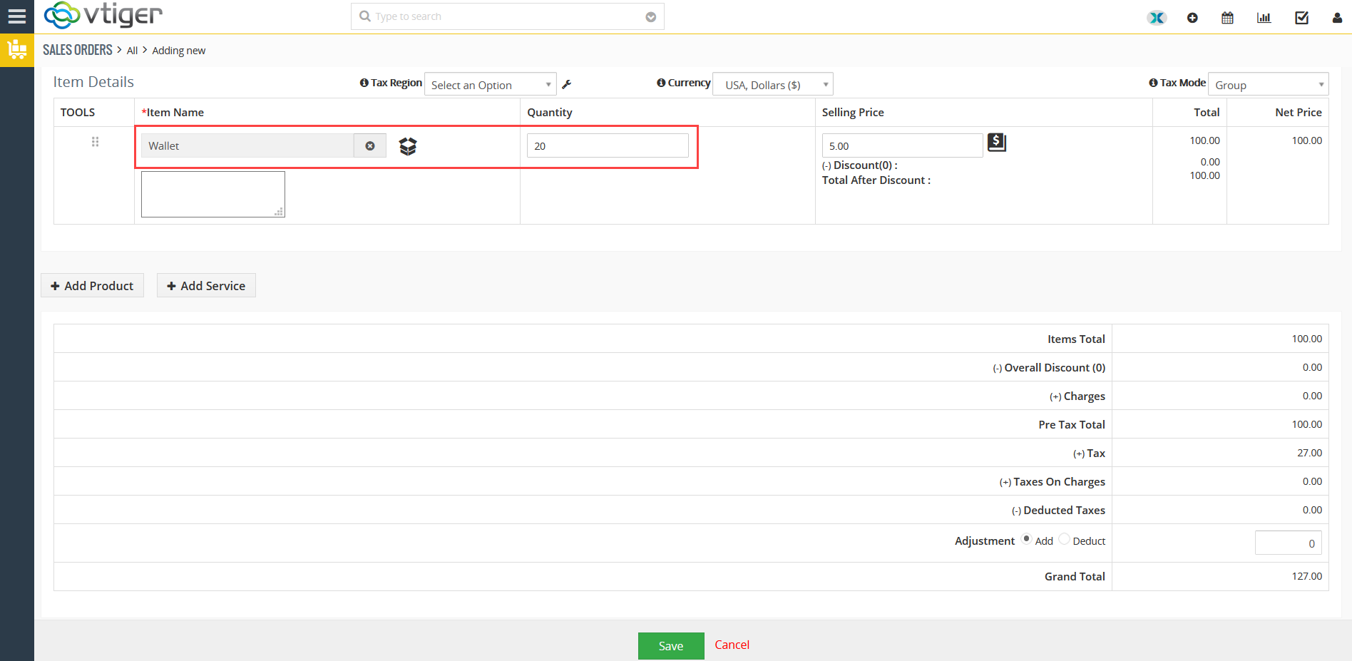 Generating Purchase order from Sales Order 