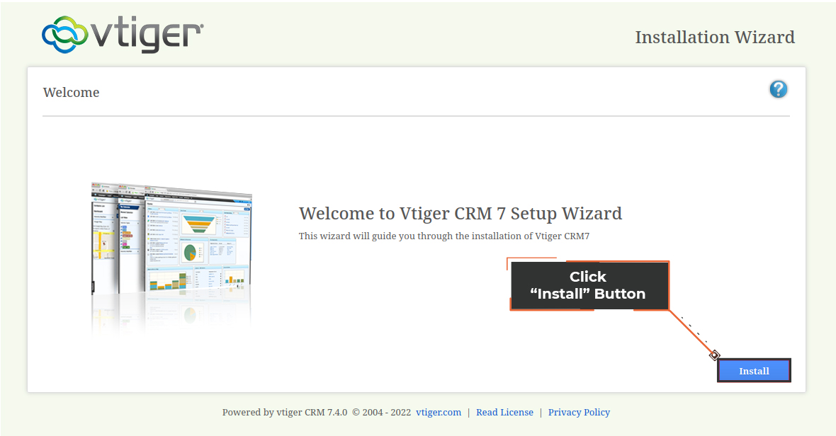 How to install vTiger CRM